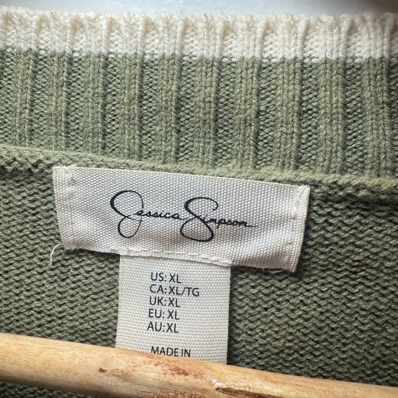 Jessica Simpson Football Sunday Funday Crew Neck Sweater with Sporty Flair - Picture 6 of 10